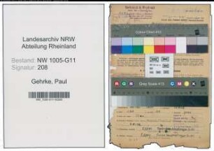 Entnazifizierung Paul Gehrke , geb. 30.05.1890 (Polier)