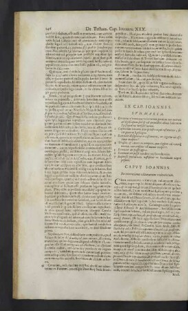 Caput Ioannes.