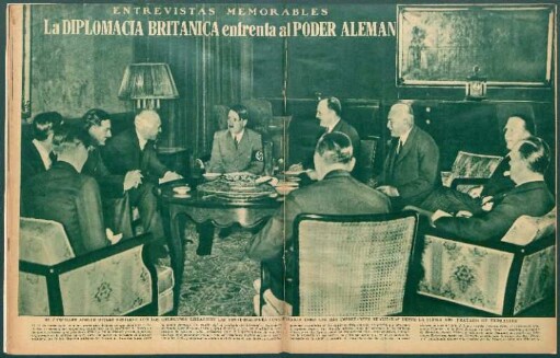 La diplomacia británica entrenta al poder alemán [Fotografía] : Entrevistas memorables