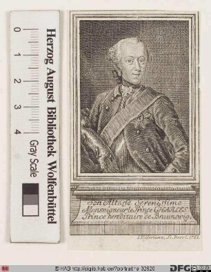 Bildnis Carl Wilhelm Ferdinand, Herzog von Braunschweig-Lüneburg (reg. 1780-1806)
