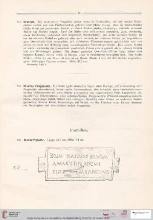 Inschriften (Nr. 716-740)
