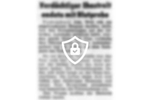 Verdächtiger Ehestreit endete mit Blutprobe