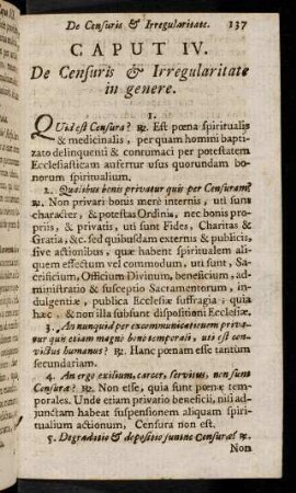 137-149, Caput IV.