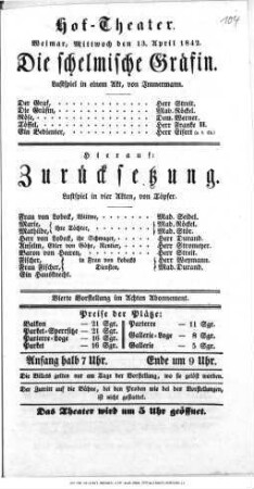 Die schelmische Gräfin