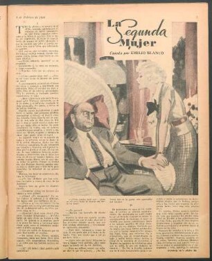 La segunda mujer : Cuento por Emilio Blanco