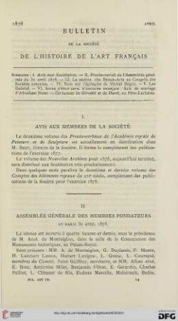 Avis aux membres de la Société