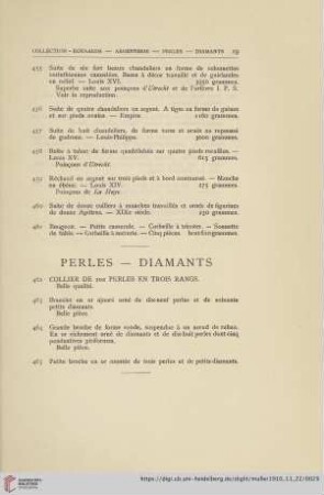 Perles - Diamants (No. 462 - 465)