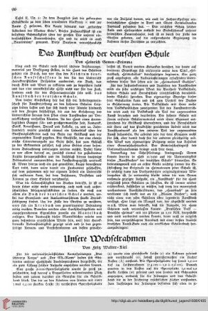 N.F. 18.1938: Unsere Wechselrahmen