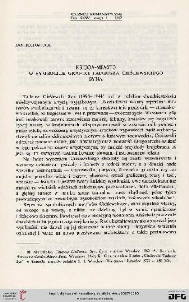 35: Księga-miasto w symbolice grafiki Tadeusza Cieślewskiego Syna