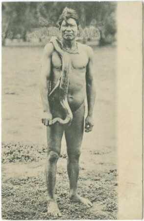 "Indio Chamacoco, 'Millet', Puerto 14 de Mayo"