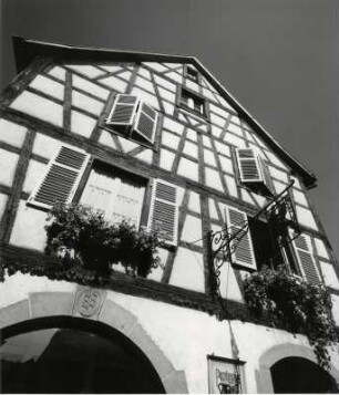 Typisches Fachwerkhaus in Keysersberg, Elsaß