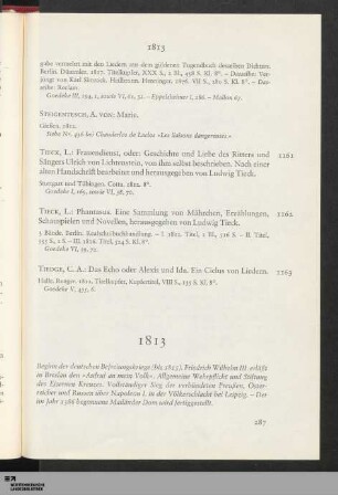 1813 (Nr. 1164-1185)