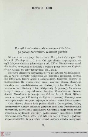 Początki malarstwa tablicowego w Gdańsku po pokoju toruńskim. Warsztat gdański