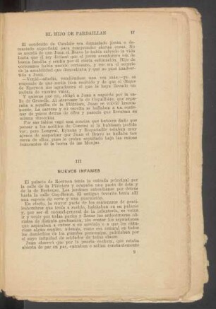 III - Nuevos infames
