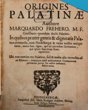 Origines Palatinae