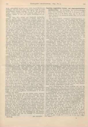 106-109 [Rezension] Krüger, G., Sammlung ausgewählter kirchen- und dogmengeschichtlicher Quellenschriften, als Grundlage für Seminarübungen. 4. Hft