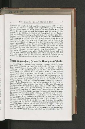 Heimatforschung und Schule.