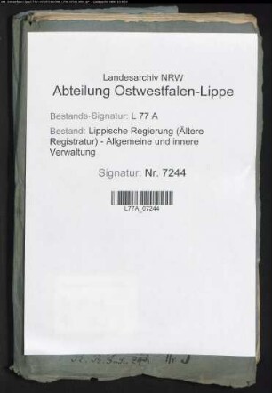 Fonds zur Bezahlung requirierter Pferde