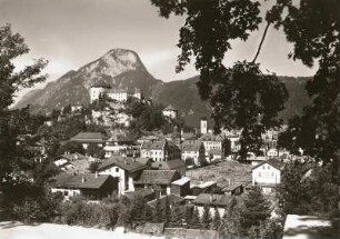 Kufstein, Stadtansicht : Kufstein. Stadtansicht mit Feste Geroldseck von Osten