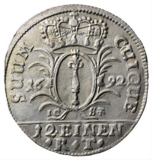 Fundmünze, 1/12 Taler, 1692