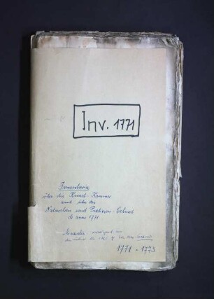 Inventarium 1771