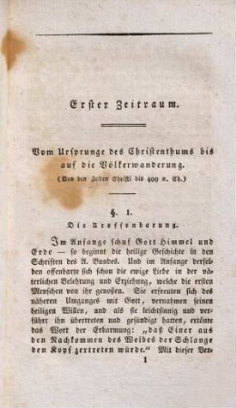 Abriss der christlichen Religionsgeschichte : für Katholiken entworfen