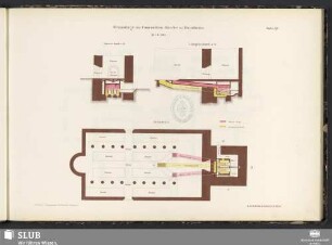 Tafel XII. Heiz-Anlage der Concordien-Kirche zu Mannheim