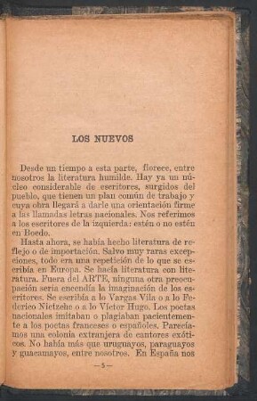 Los nuevos - [Prólogo]
