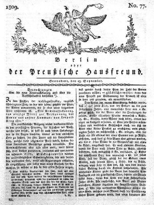 No. 77., 23. September 1809