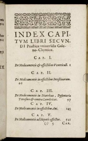 Index Capitum Libri Secundi [...]