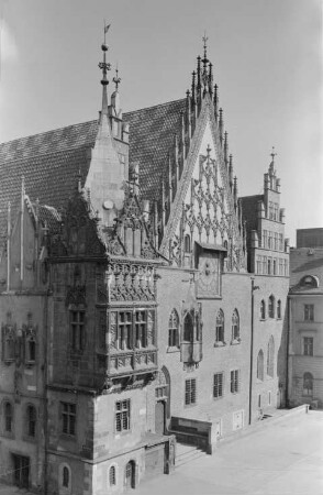 Rathaus, Breslau, Polen