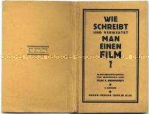 Informationsschrift über die Produktion eines Filmes, aus der Handbibliothek von Richard Fleischhut - Nachlass