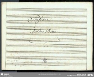 Symphonies - Mus.2-N-9,9 : orch - D