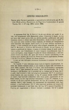 Articolo Bibliografico.