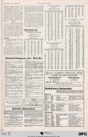 Nr. 11 (14. März 1937), S. 3: Preisberichte