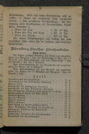 Nürnberg-Fürther Straßenbahn.
