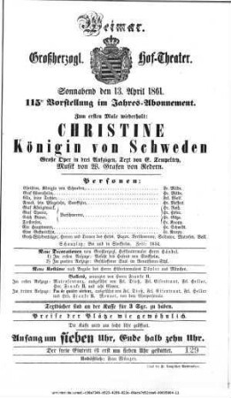 Christine Königin von Schweden