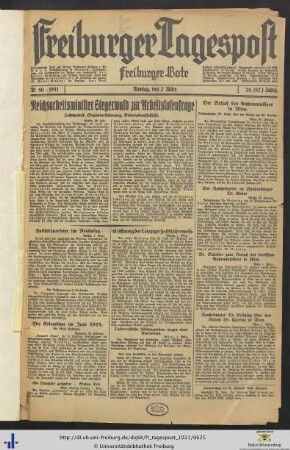 Nr. 50-75 (März 1931)