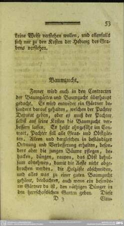 Baumzucht