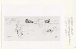 Europäisches Colleg, Berlin-Mitte (Diplomarbeit bei Willy Kreuer): Grundriss 2. Obergeschoss 1:200