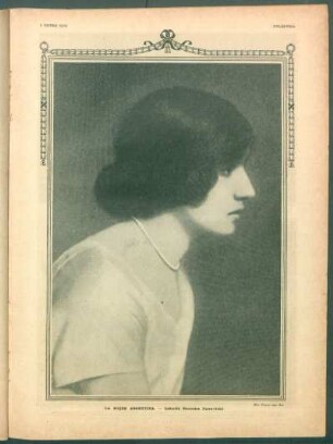 La mujer argentina. : Señorita Mercedes Parravicini