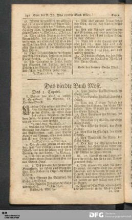 Das vierdte Buch Mose.