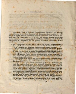 Explicatio loci Epistolae ad Coloss. I, 24