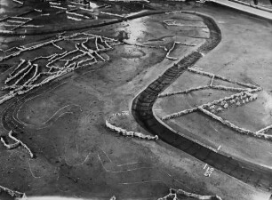 Modell zur Staustufe Landesbergen/Weser
