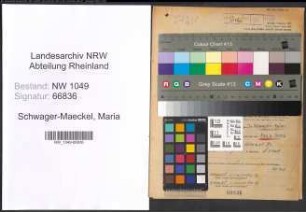 Entnazifizierung Maria Schwager-Maeckel , geb. 26.07.1910 (Aerztin)