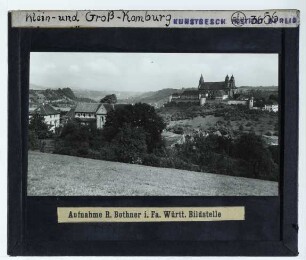 Schwäbisch Hall, Benediktinerabtei Großcomburg,Schwäbisch Hall, Kapuzinerkloster Kleincomburg : Fernsicht von SO