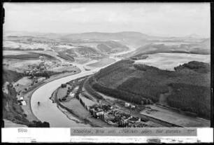 Sächsische Schweiz, Blick vom Lilienstein gegen Bad Schandau