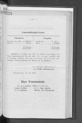 Unterstützungs-Kasse.
