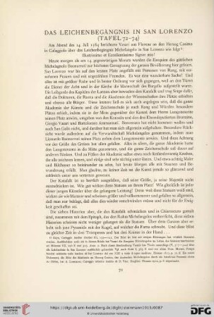 Das Leichenbegängnis in San Lorenzo