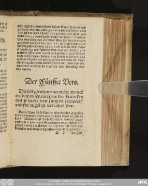 Der Fünffte Vers.